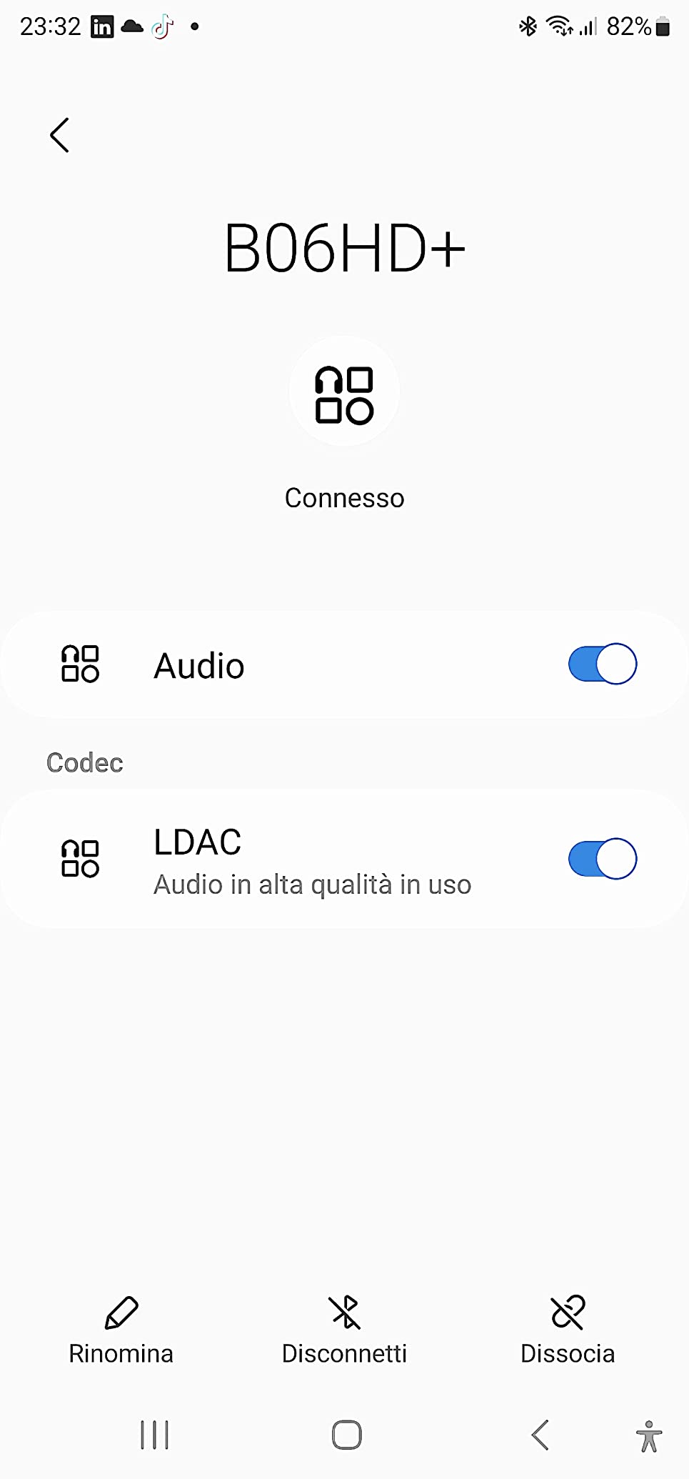 1Mii B06HD+ Ricevitore Bluetooth HiFi LDAC aptX HD RCA