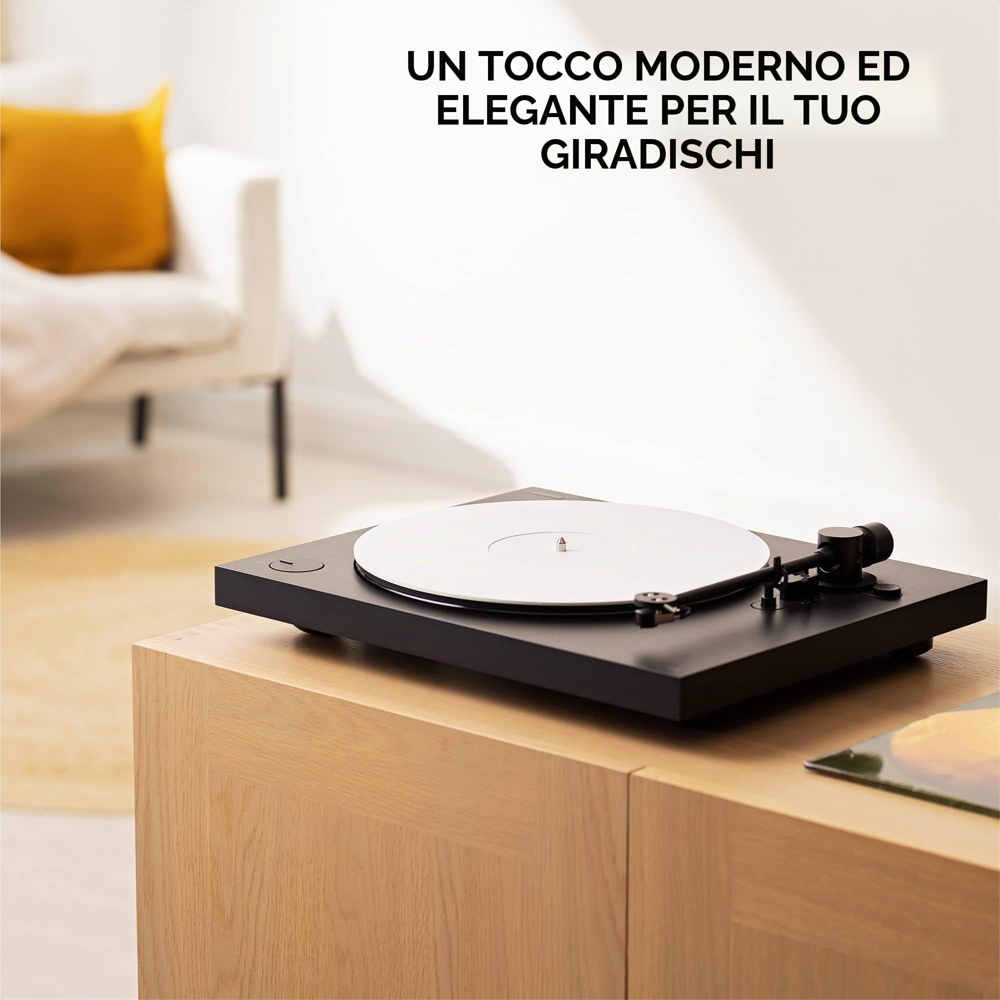 Big Fudge Tappetino Giradischi Acrilico 30,5 cm Bianco