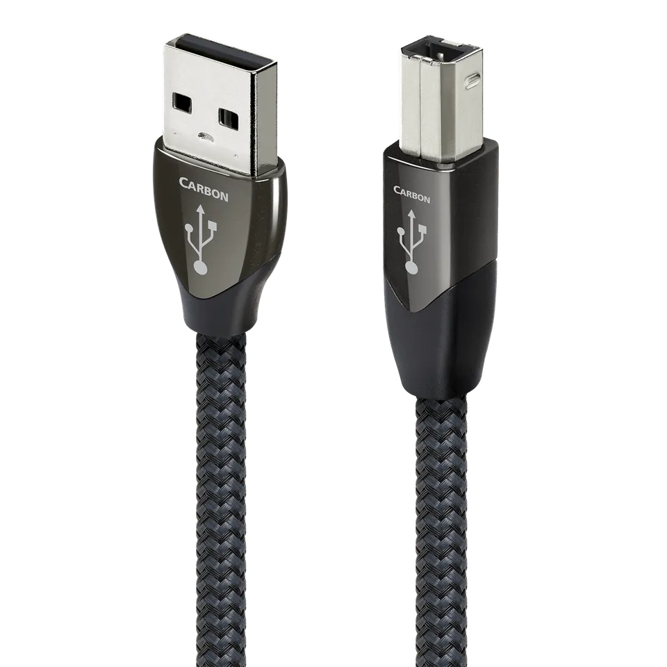 AudioQuest Carbon cavo USB A-B 0,75 m 5% argento