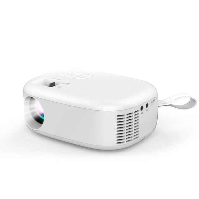 NK PC e Giochi Mini Proiettore 1080P 6500 Lumen Bianco