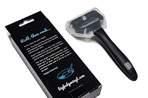 Big Fudge Record Pal Rullo Pulizia Vinili Silicone Nero