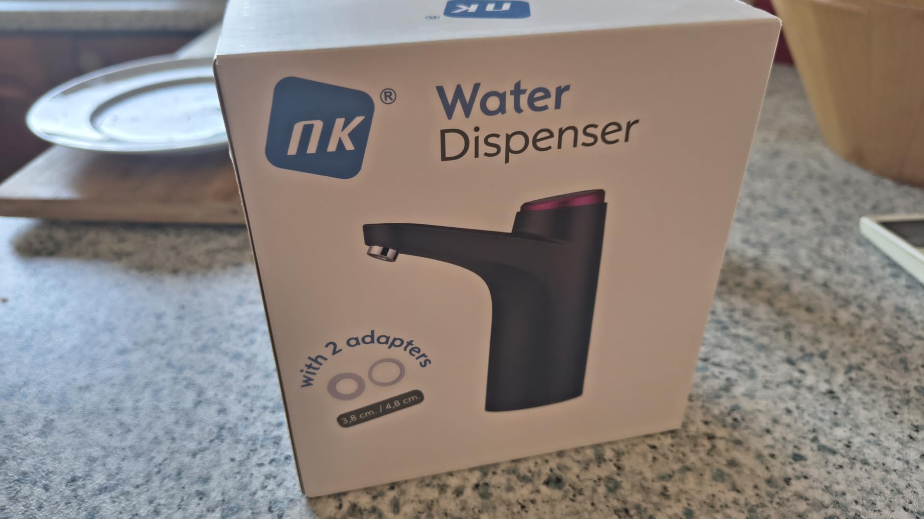 NK Casa e Cucina Distributore Acqua Elettrico Nero USB
