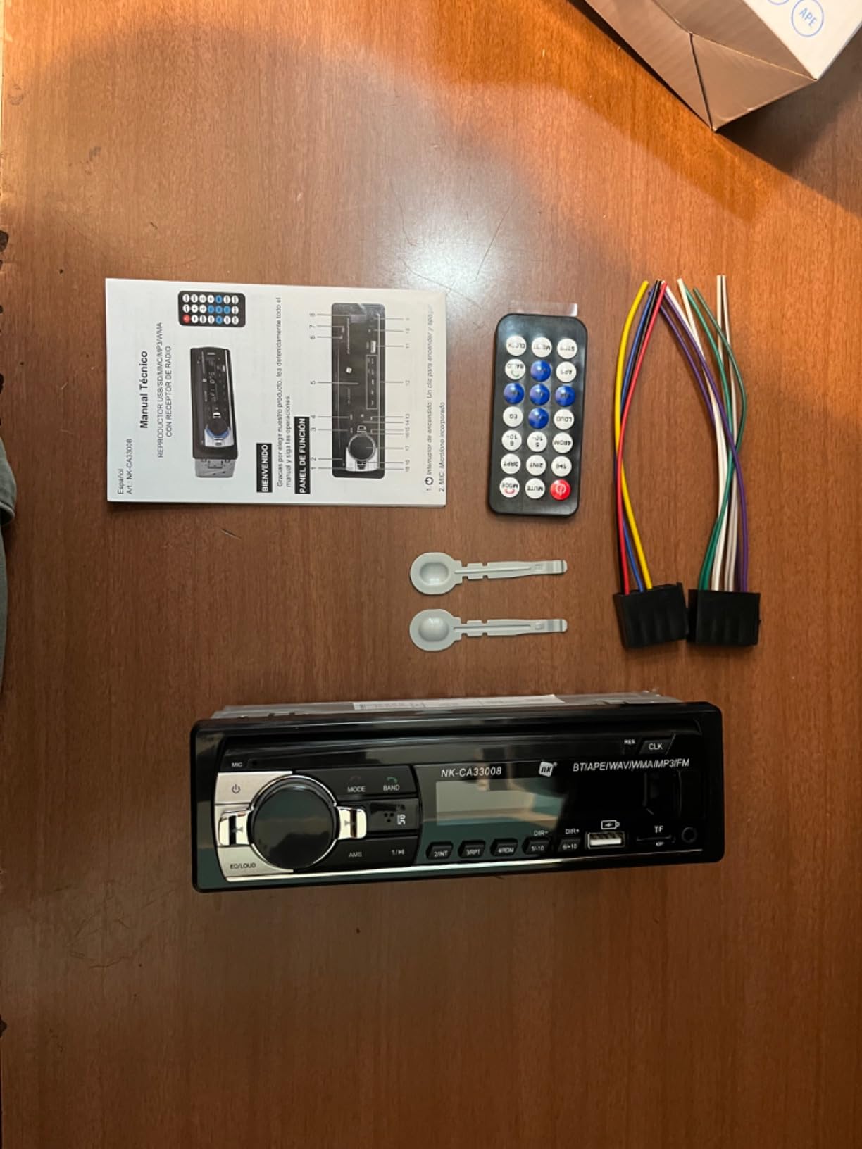 NK Radiocare Autoradio Bluetooth 1 DIN 4x40W