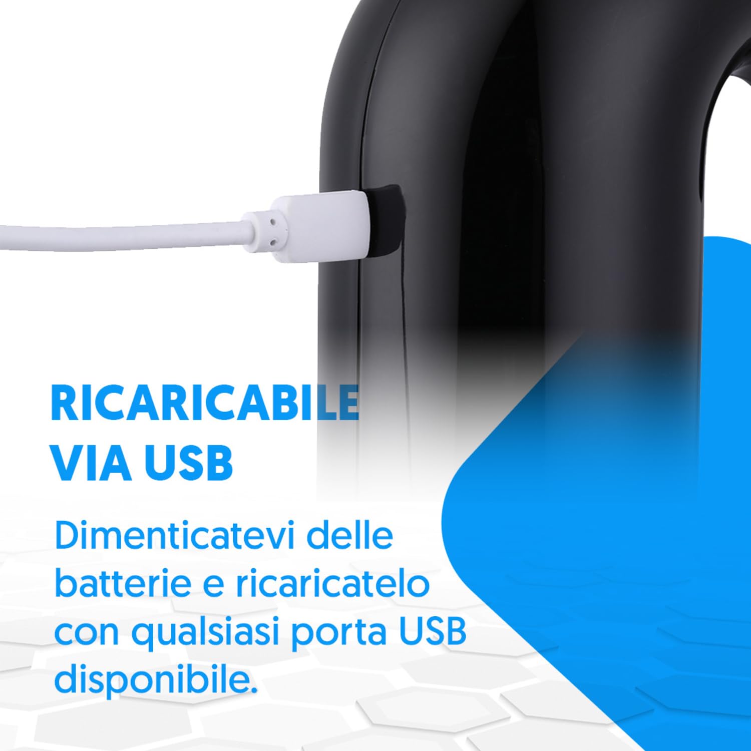 NK decanter vino elettrico nero USB ricaricabile con filtro