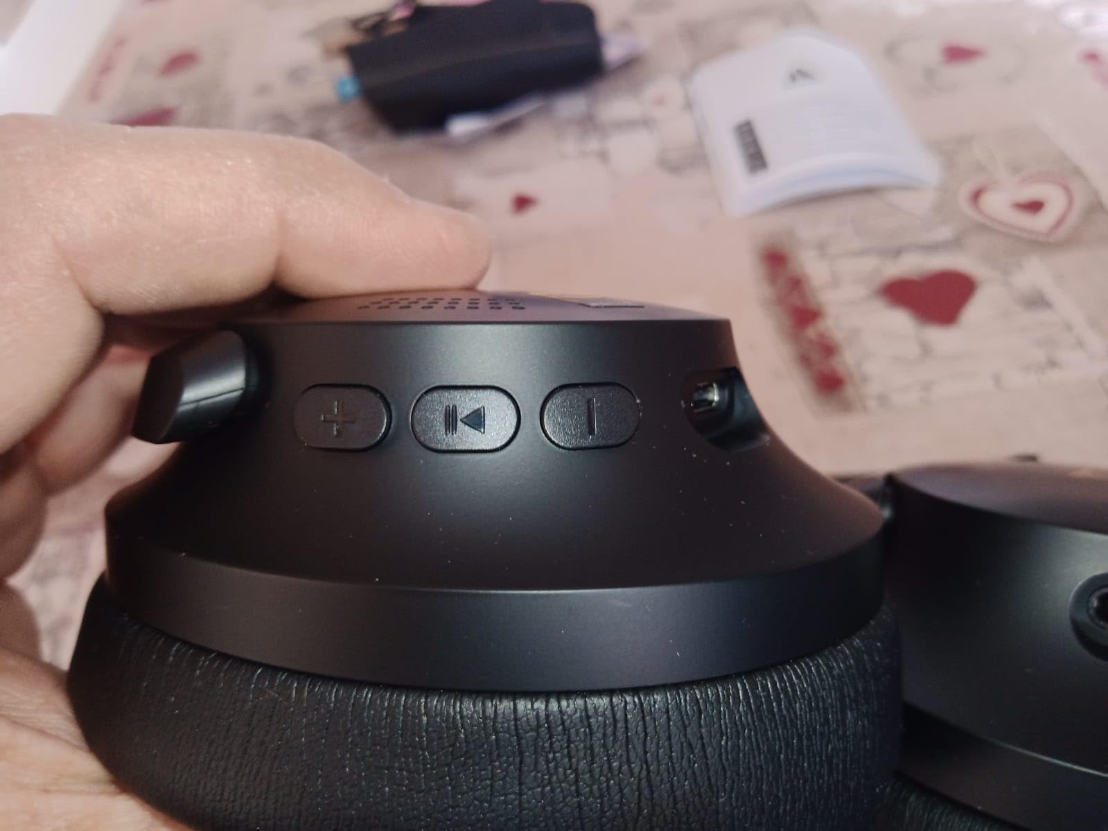 1Mii Y8 cuffie bluetooth ANC LDAC over-ear 100 ore nere