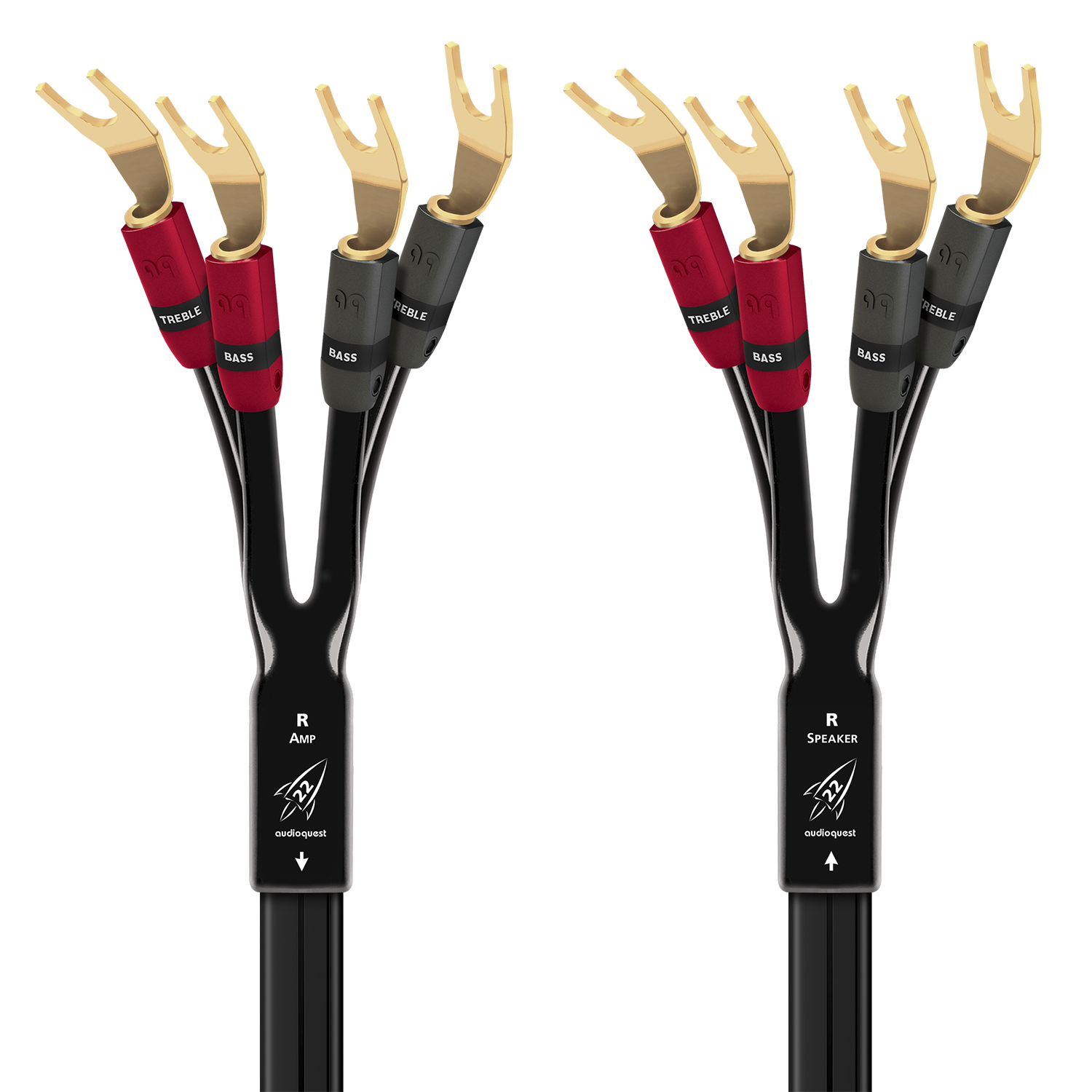 AudioQuest Rocket 22 cavo diffusori Single-BiWire 3 m coppia
