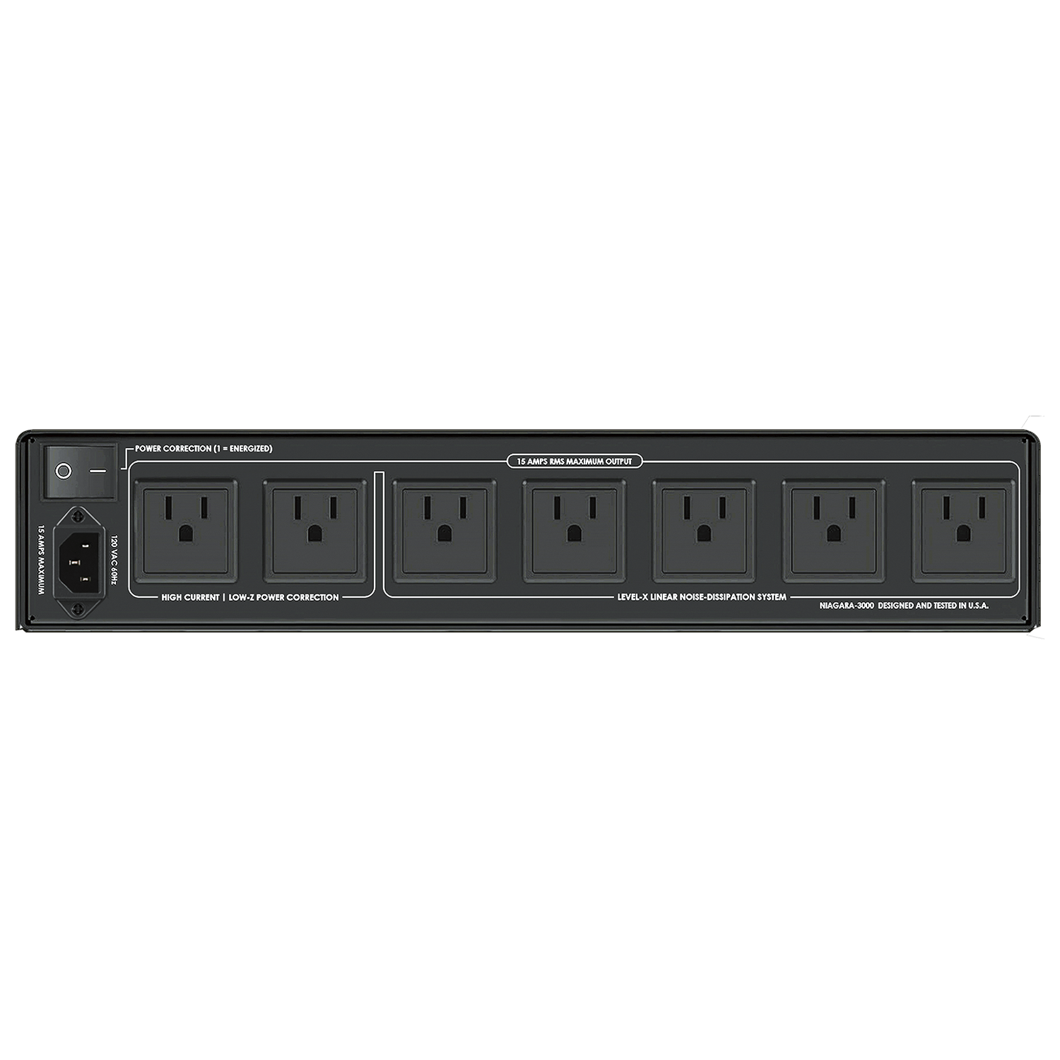 AudioQuest Niagara 3000 condizionatore di rete Schuko 7 prese
