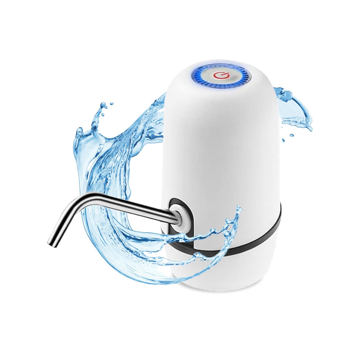 NK dispenser acqua automatico USB nero 1200 mAh