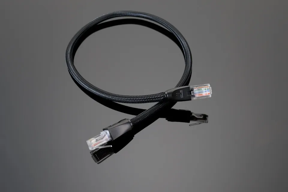 Transparent Ethernet cavo rete 1m per audio