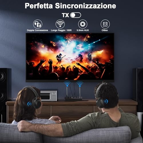 1Mii B03S Trasmettitore Ricevitore Bluetooth 5.3 aptX HD
