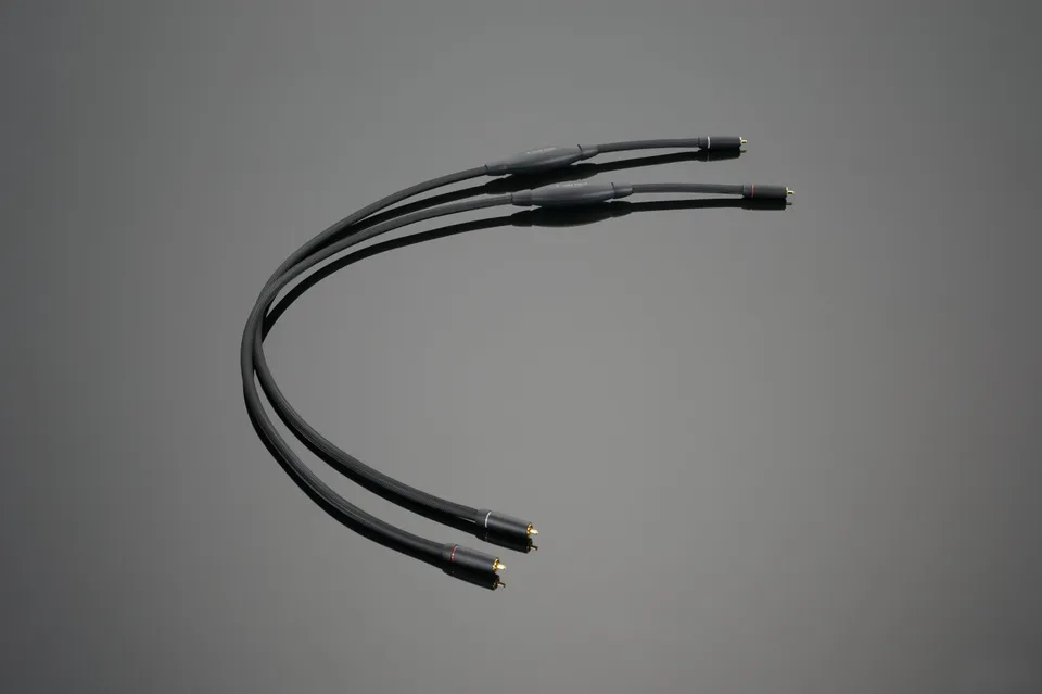 Transparent Super cavo fono RCA-RCA 1 m coppia