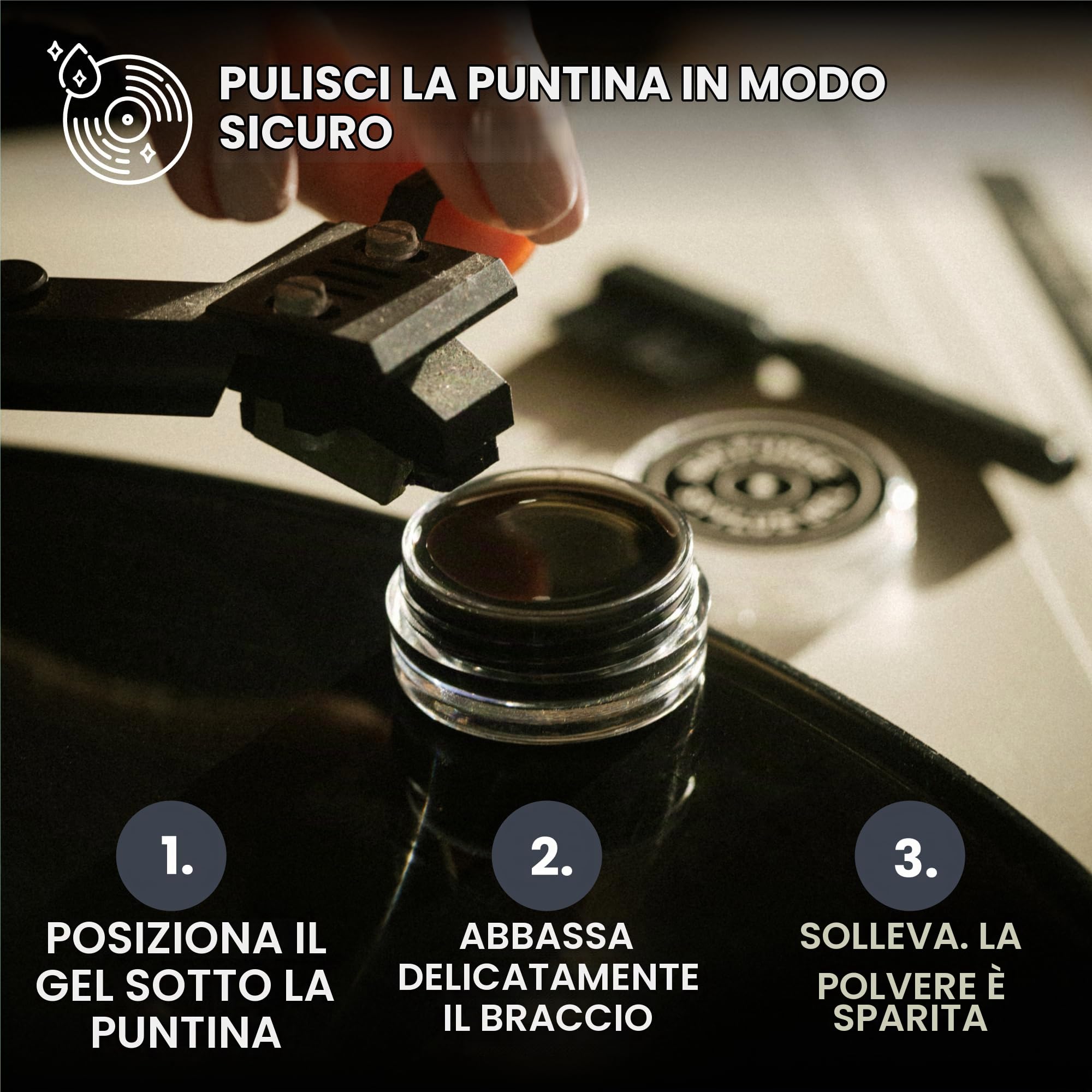 Big Fudge Pulitore Stilo Giradischi Gel Antistatico