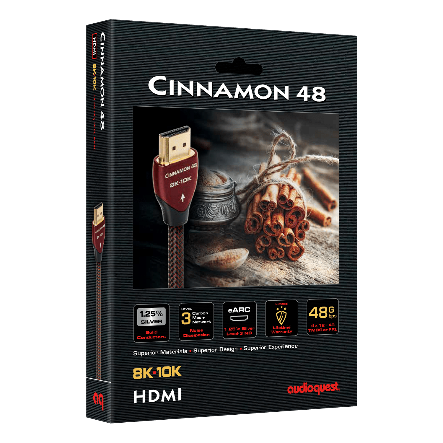 AudioQuest Cinnamon 48 cavo HDMI 0,75 m 8K 48Gbps