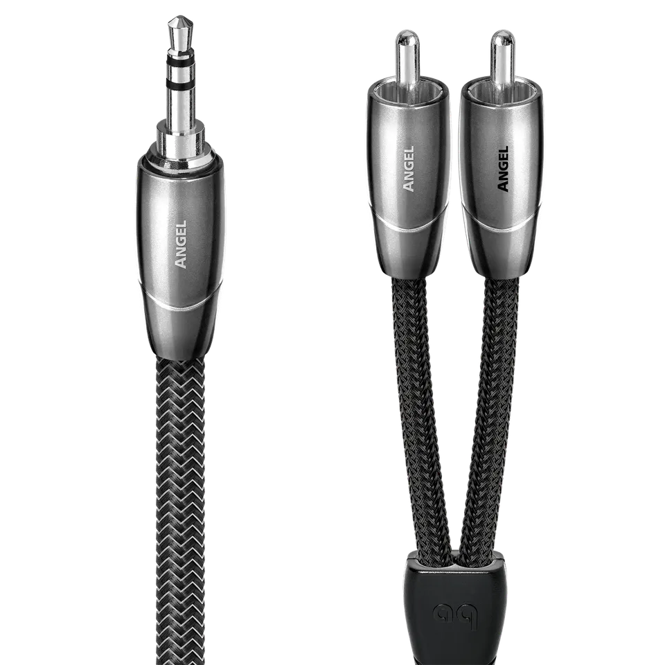 AudioQuest Angel cavo jack 3,5mm-RCA argento PSS DBS
