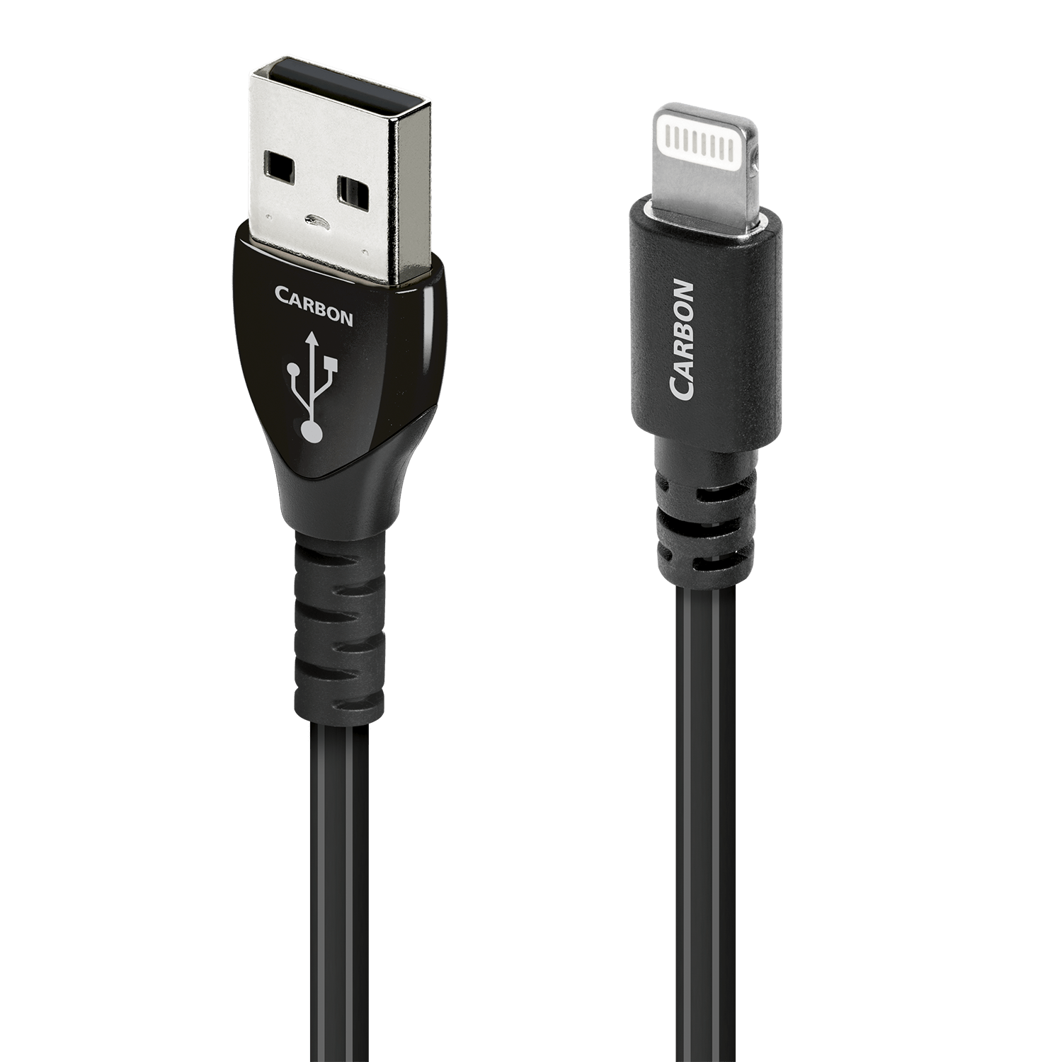 AudioQuest Carbon USB-A Lightning cavo USB 0,75 m argento
