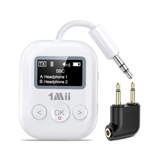 1Mii Bluetooth Transmitter Receiver SafeFly Min+ 2 Cuffie