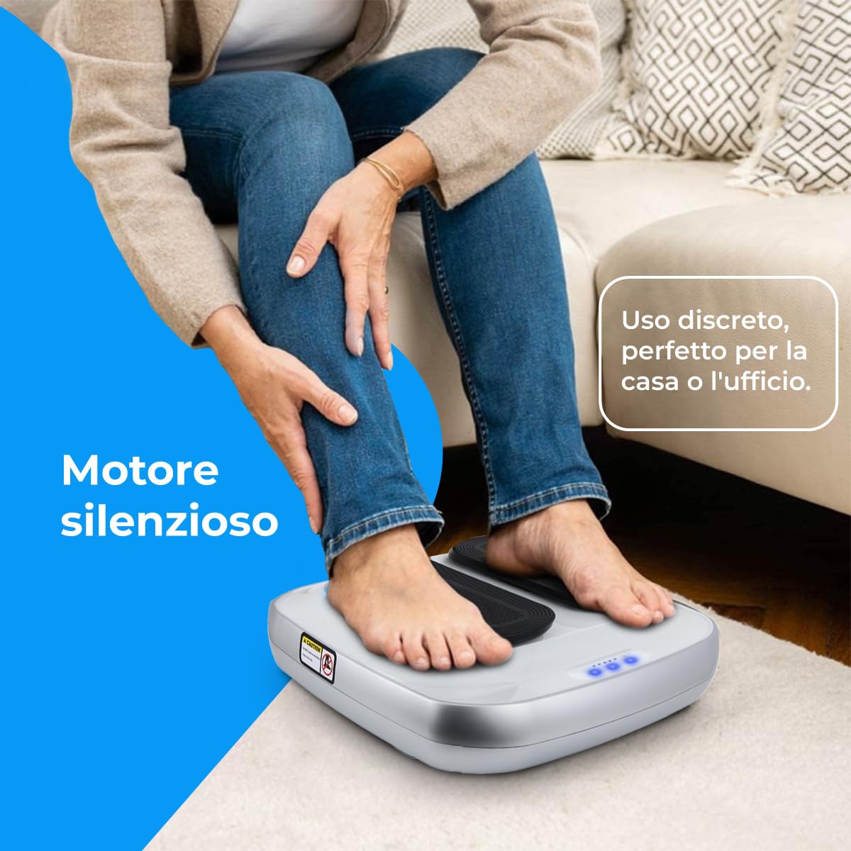 NK Esercitatore Elettrico Gambe Passivo Telecomando 5 Velocità