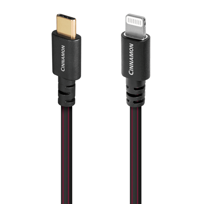 AudioQuest Cinnamon Cavo USB-C Lightning Argento 1,25%