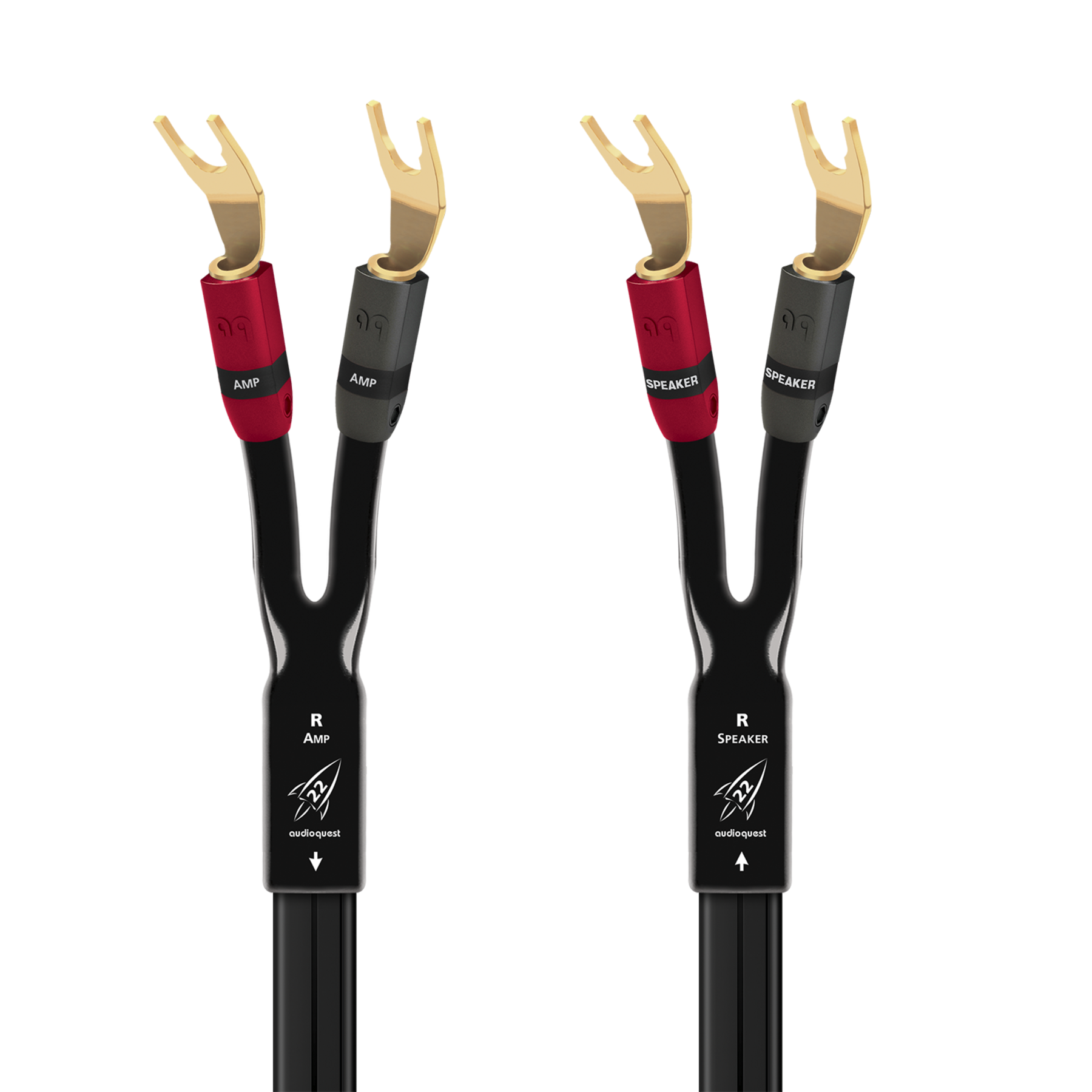AudioQuest Rocket 22 Cavo Diffusori Coppia 2 m Banana Rame