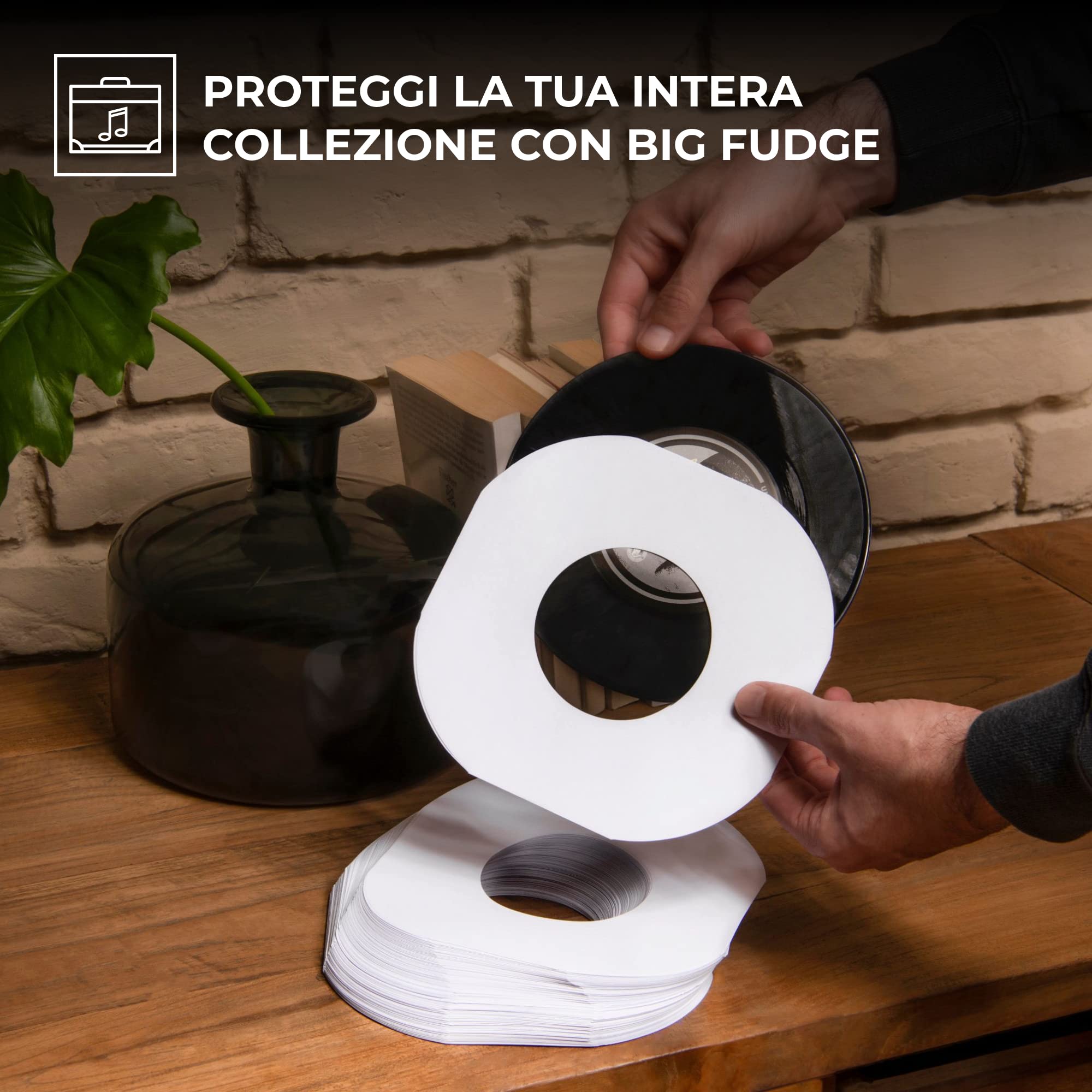 Big Fudge Inner Sleeves Buste Interne Vinili 50 Pezzi