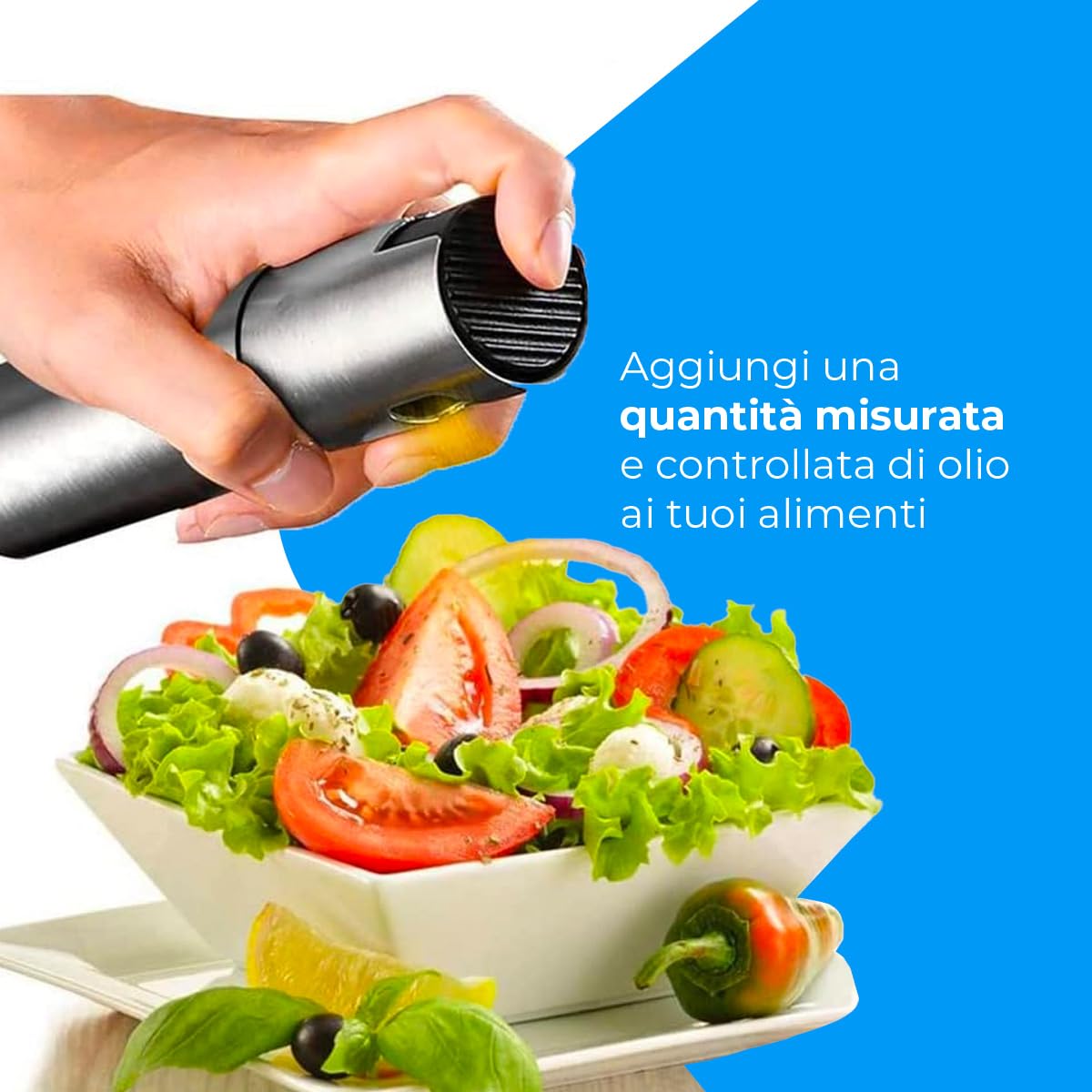 NK Casa e Cucina spruzzatore olio 100 ml ricaricabile
