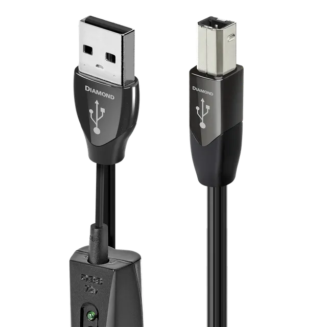 AudioQuest Diamond cavo USB A-B argento PSS 72V DBS