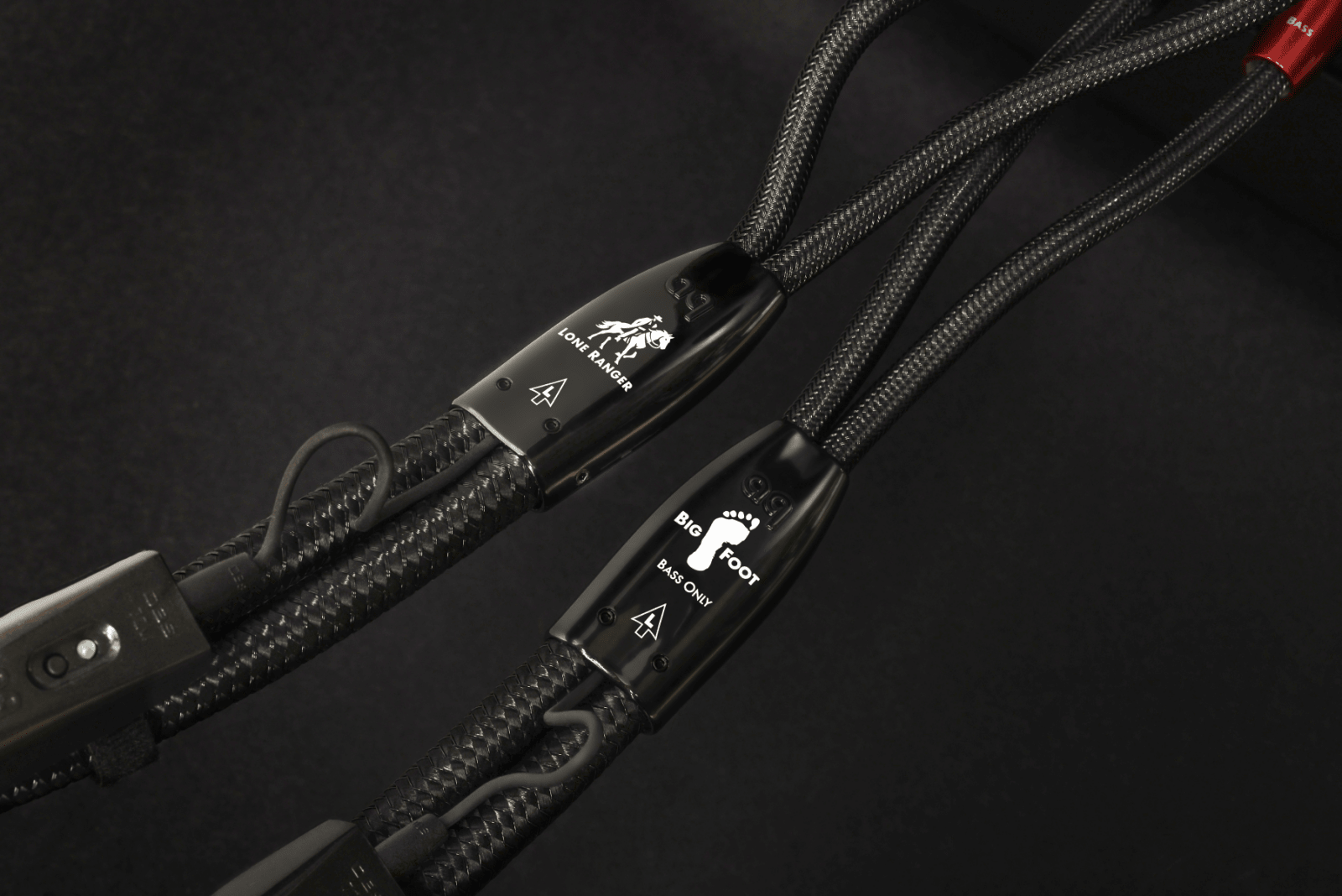 Audioquest Lone Ranger BigFoot cavo diffusori BiWire argento