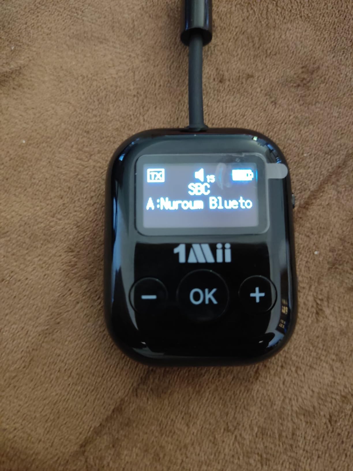 1Mii SafeFly Min trasmettitore bluetooth aptX LL display OLED 25 ore
