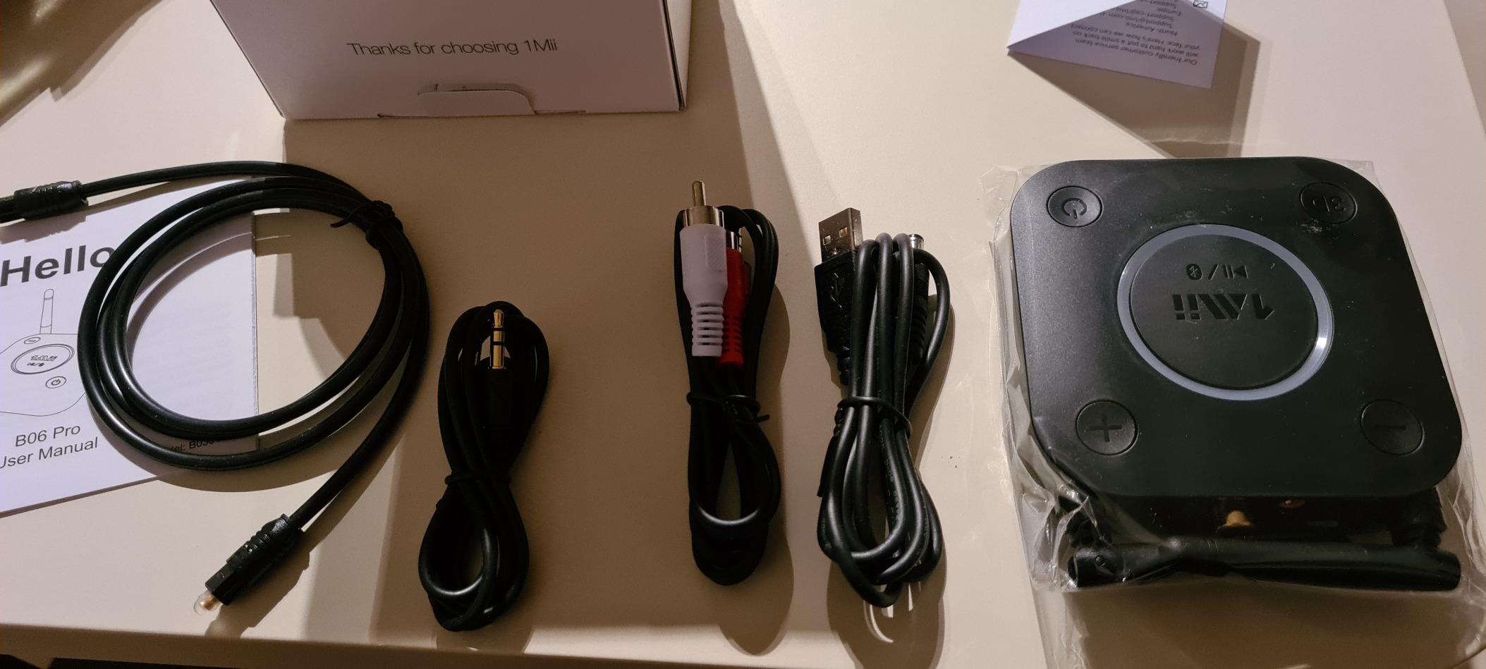 1Mii B06 Pro Ricevitore Bluetooth HiFi aptX LL 60m