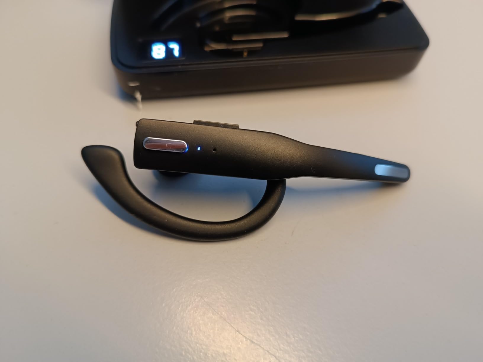 NK Auricolare Bluetooth Mono con Custodia Ricarica Lavoro
