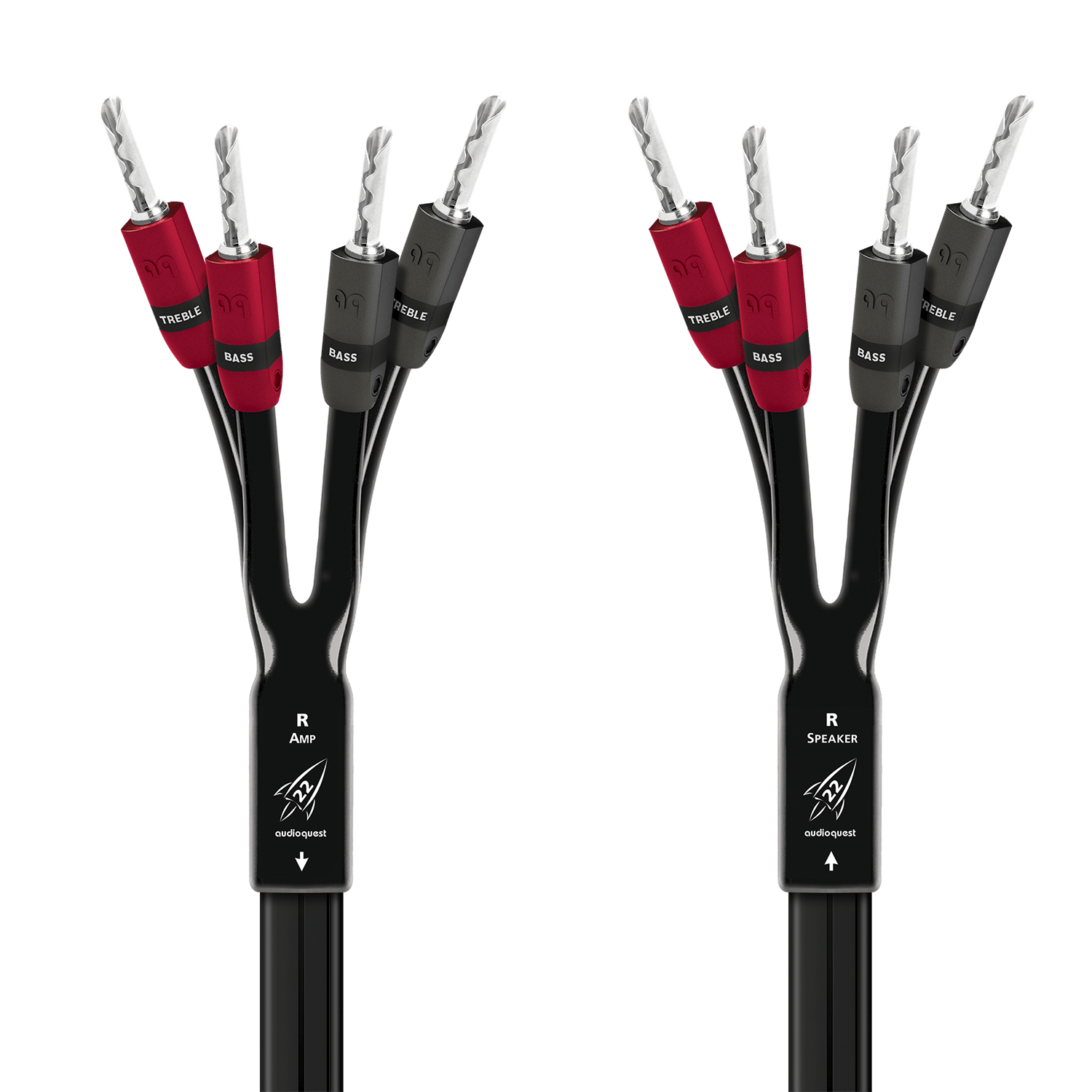 AudioQuest Rocket 22 Single-BiAmp cavo diffusori rame