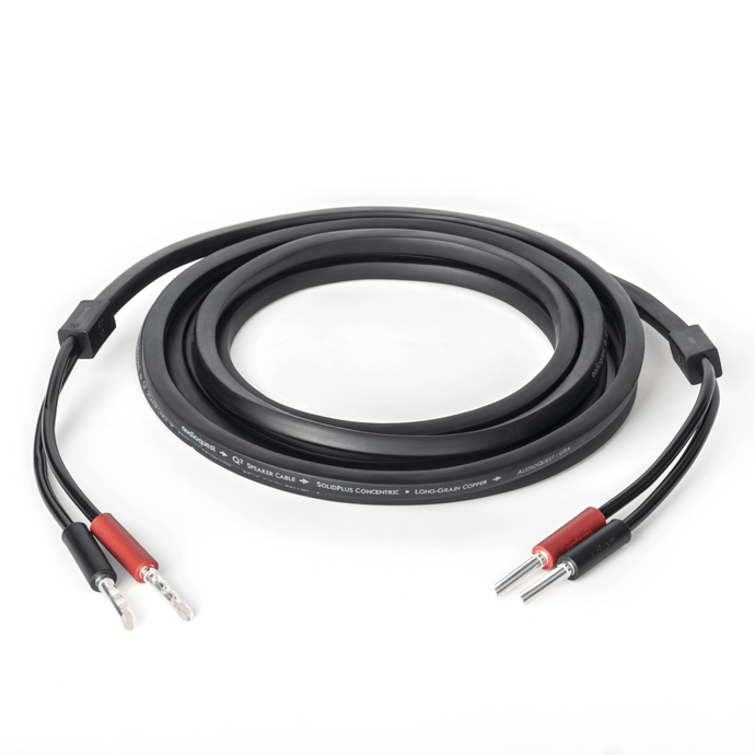 AudioQuest Q2 Full-Range cavo casse rame LGC nero