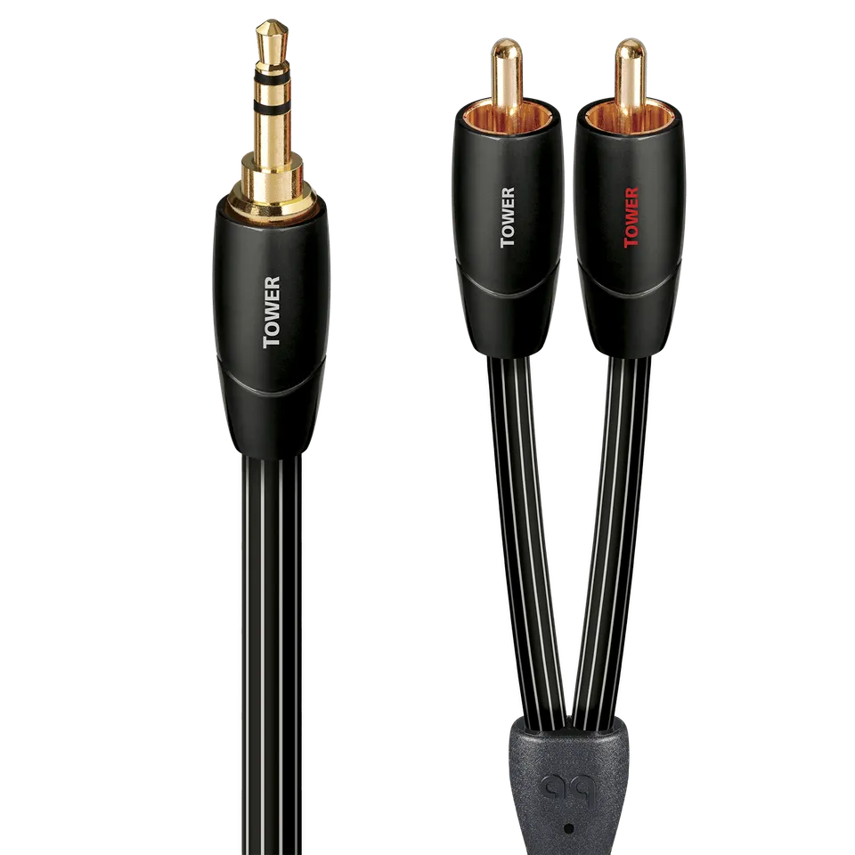 AudioQuest Tower cavo audio Mini-Jack 3,5mm-RCA rame LGC