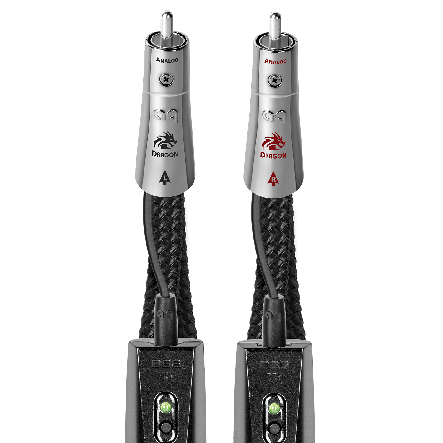 AudioQuest Dragon cavo RCA-RCA argento PSS 72V DBS
