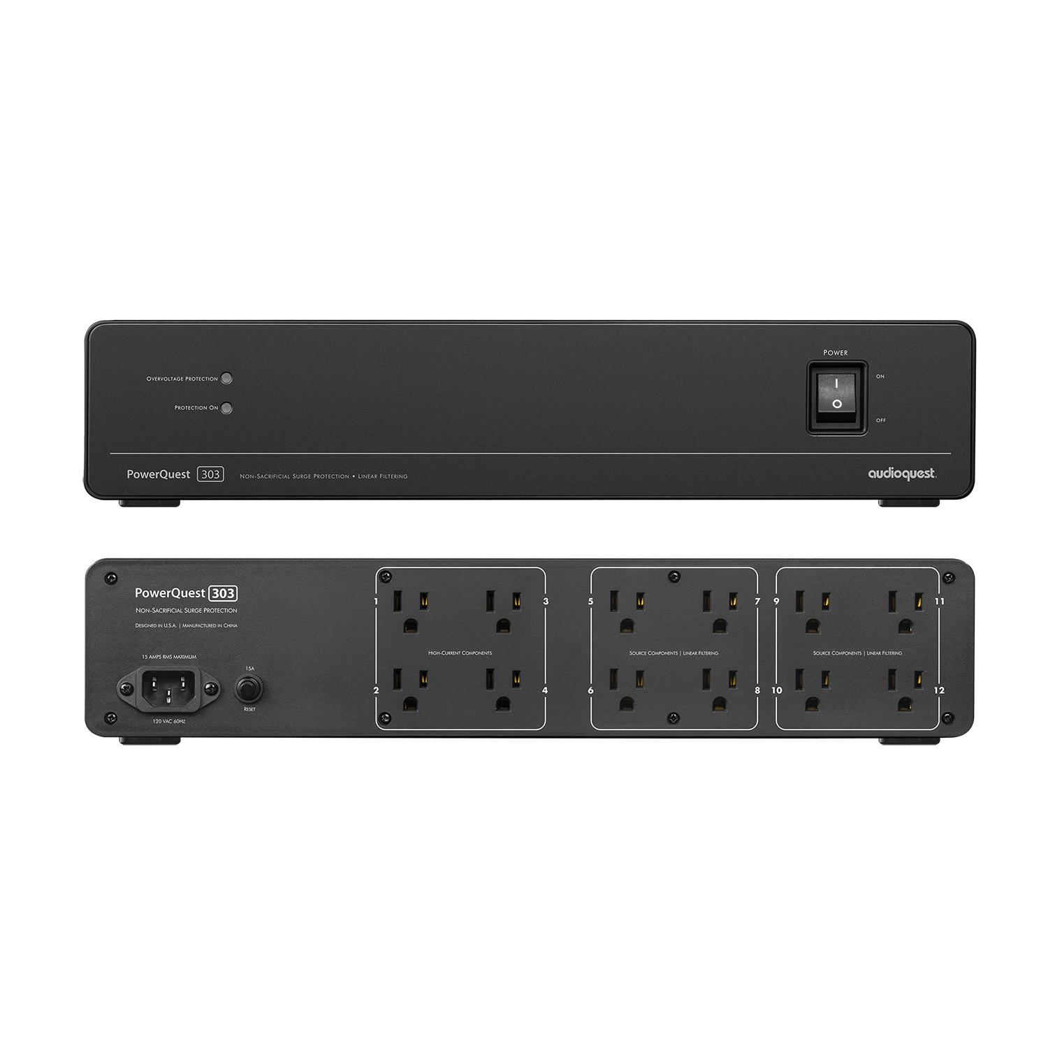 AudioQuest PowerQuest 303 Condizionatore Rete 12 Prese Ricondizionato