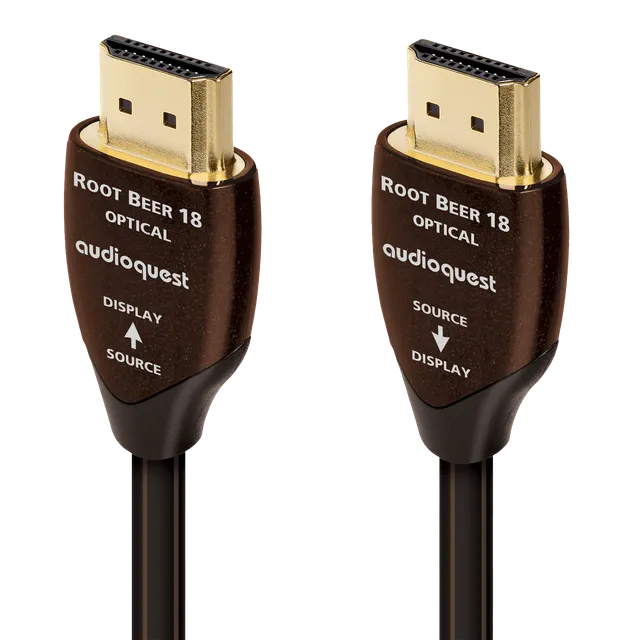 AudioQuest Root Beer 18 cavo HDMI ottico 18Gbps 8K/30