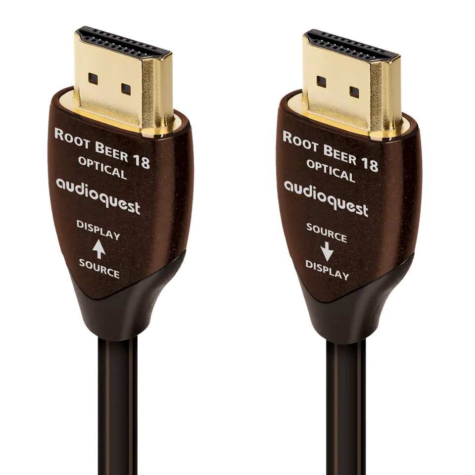 AudioQuest Root Beer 18 cavo HDMI ottico 18Gbps 8K/30