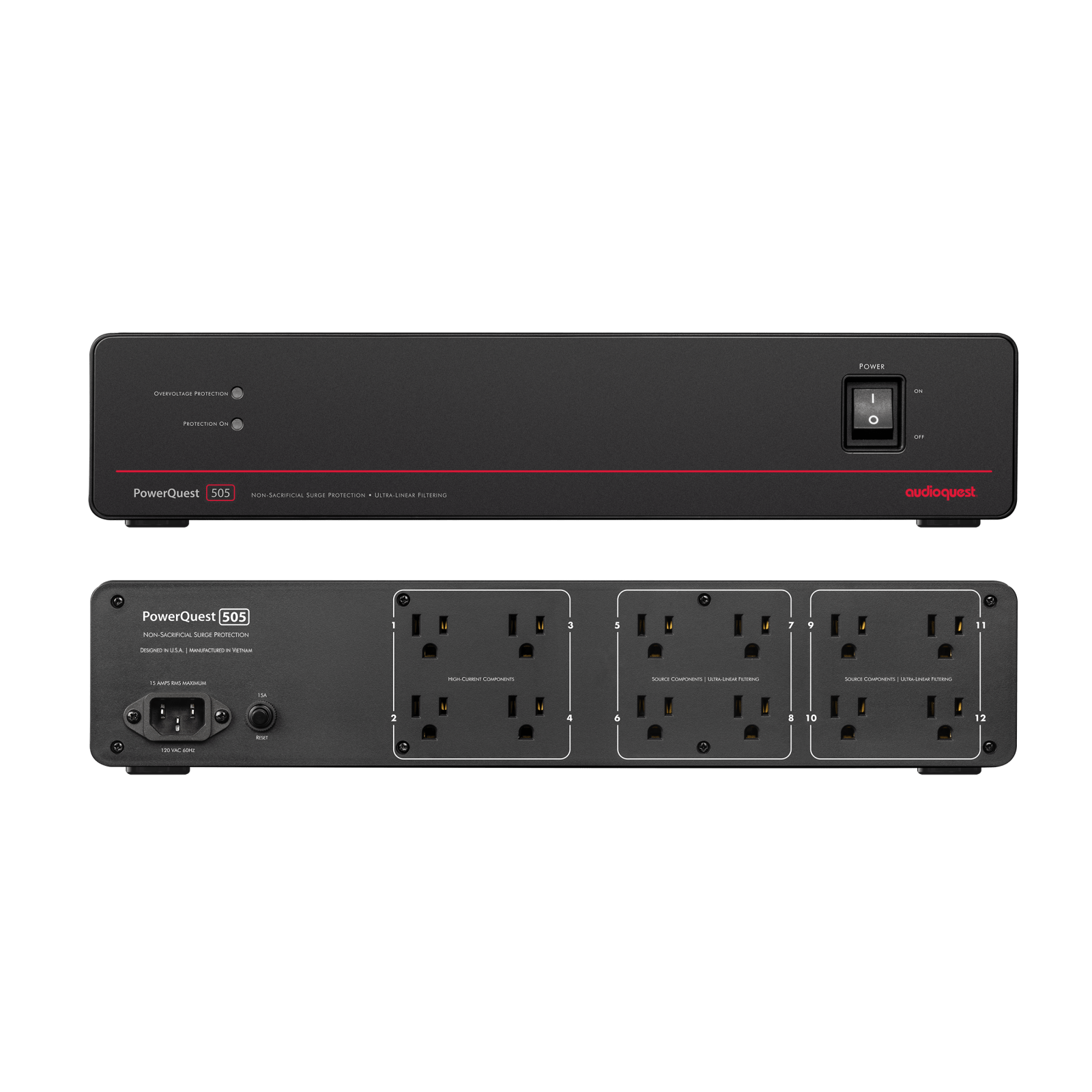 AudioQuest PowerQuest 505 condizionatore rete Schuko Europa