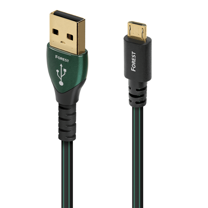 AudioQuest Forest USB-A Micro B 2.0 cavo USB argento
