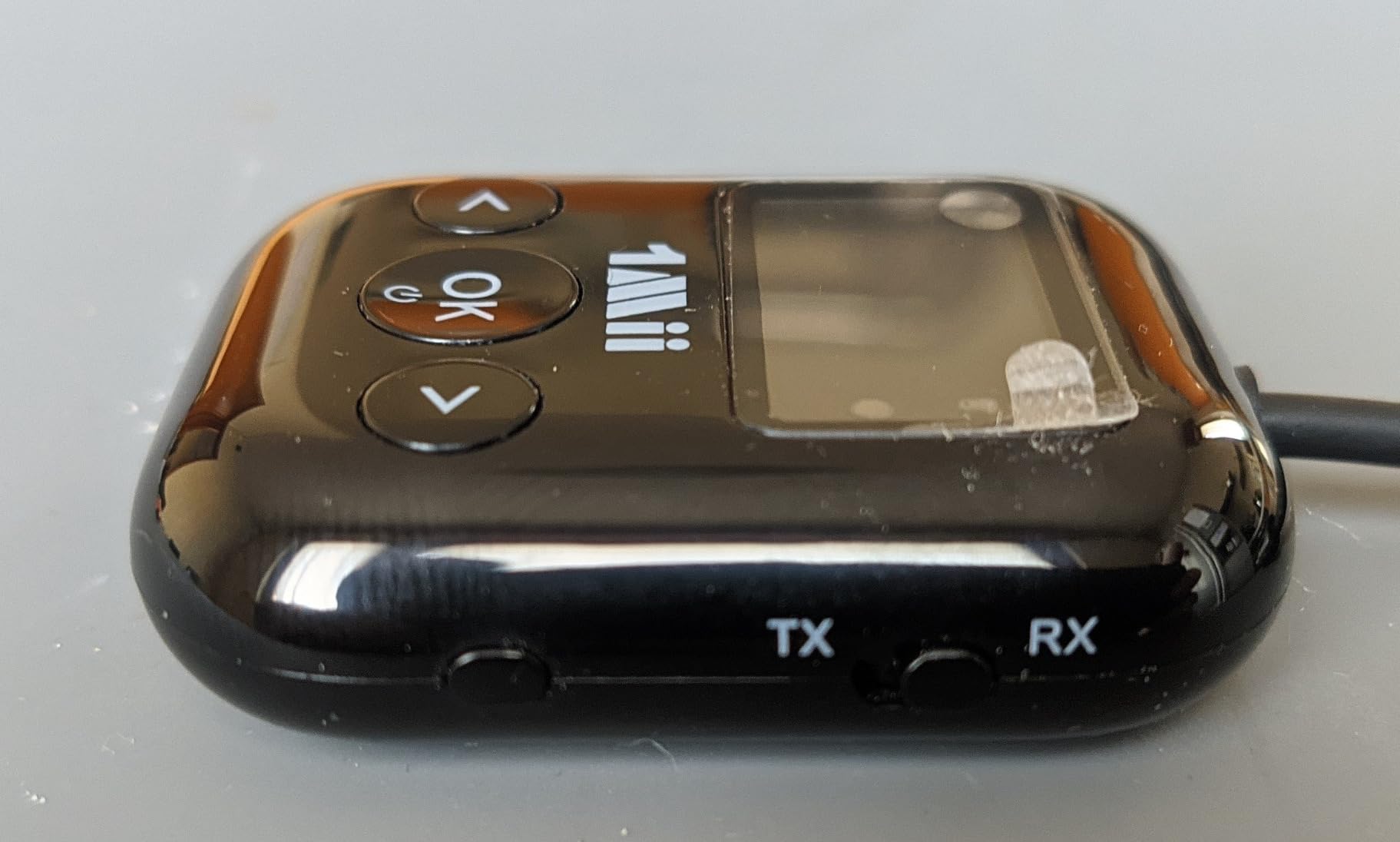1Mii SafeFly Min+ Trasmettitore Ricevitore Bluetooth aptX OLED