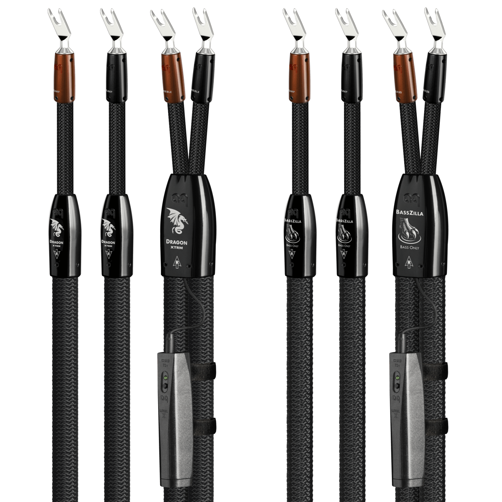 AudioQuest Dragon BassZilla cavo diffusori biwire 2,44 m coppia