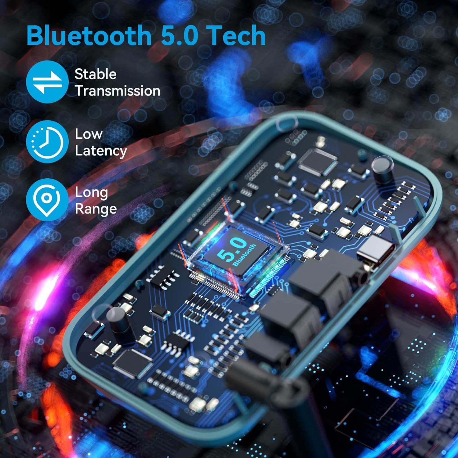 SOOMFON Bluetooth Transceiver adattatore ottico RCA Aux
