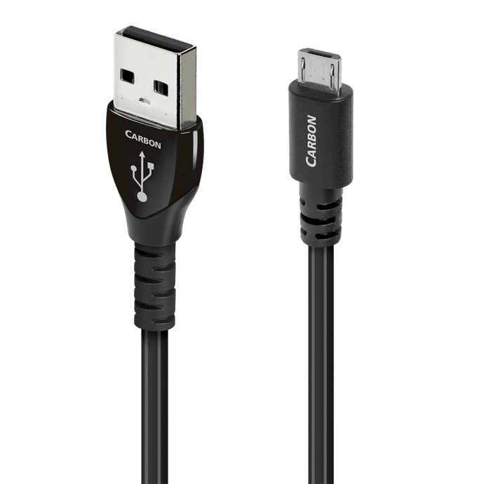 AudioQuest Carbon USB-A Micro-B cavo USB argento
