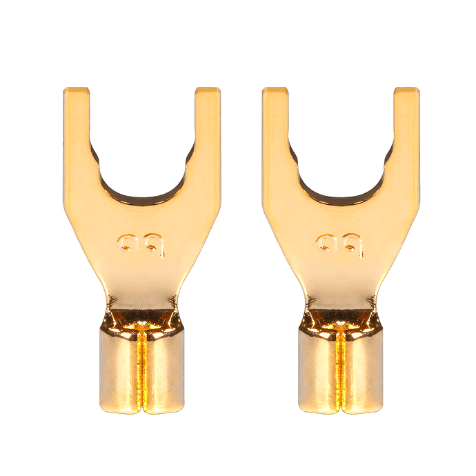 AudioQuest P10M connettori forcella rame dorato 10 AWG