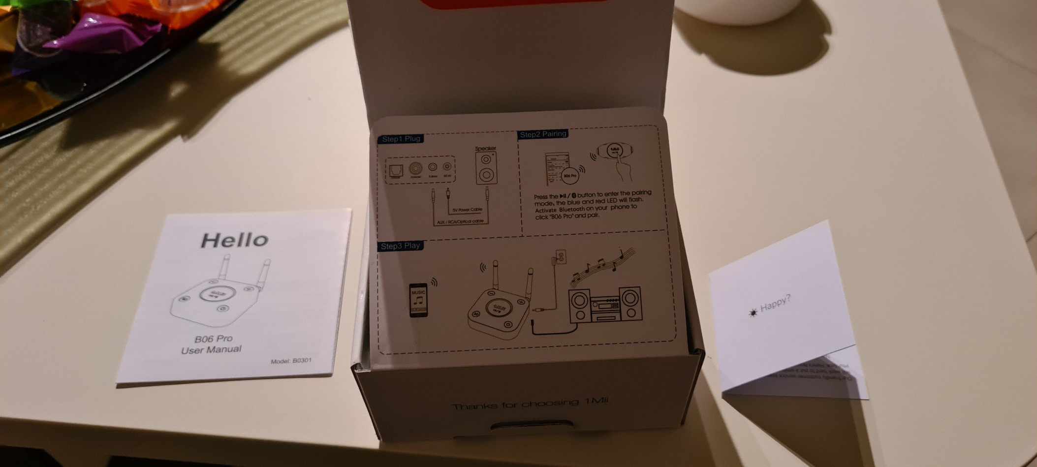 1Mii B06 Pro Ricevitore Bluetooth HiFi aptX LL 60m