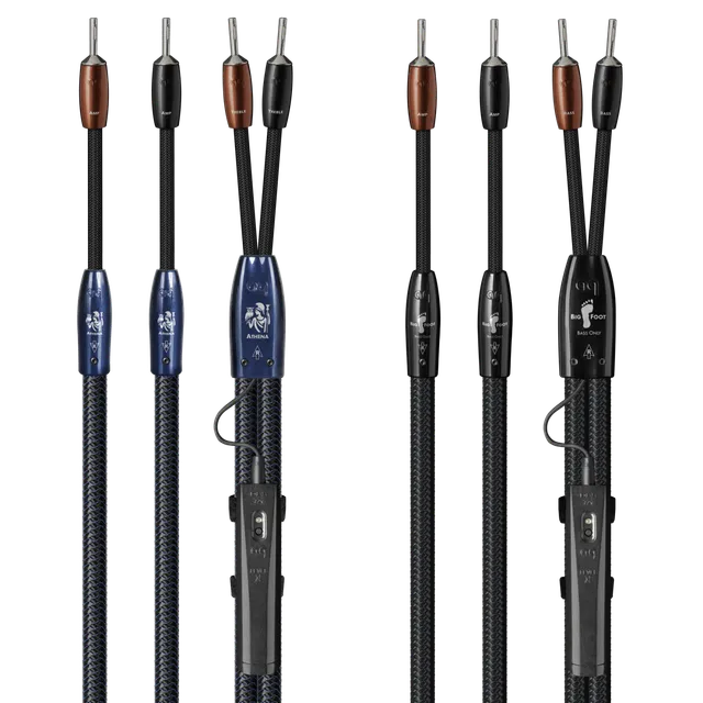 Audioquest Athena + BigFoot cavo diffusori BiWire coppia 3 m banana