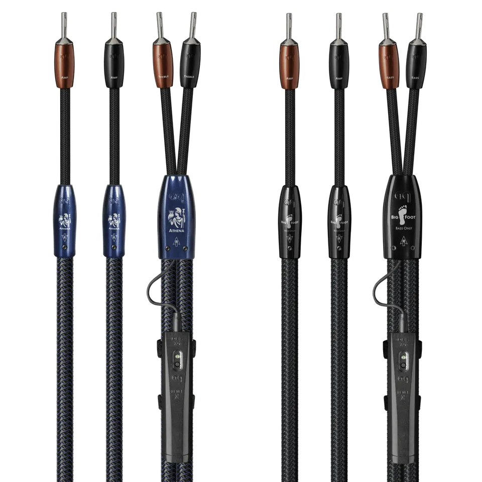 Audioquest Athena + BigFoot cavo diffusori BiWire coppia 3 m banana