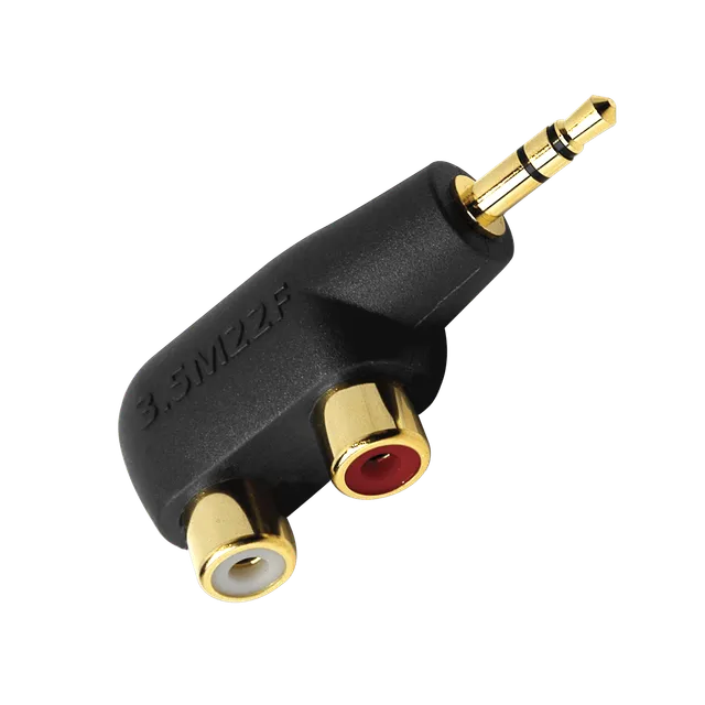 Audioquest Accessories Mini-RCA adattatore jack 3,5mm rigido rame