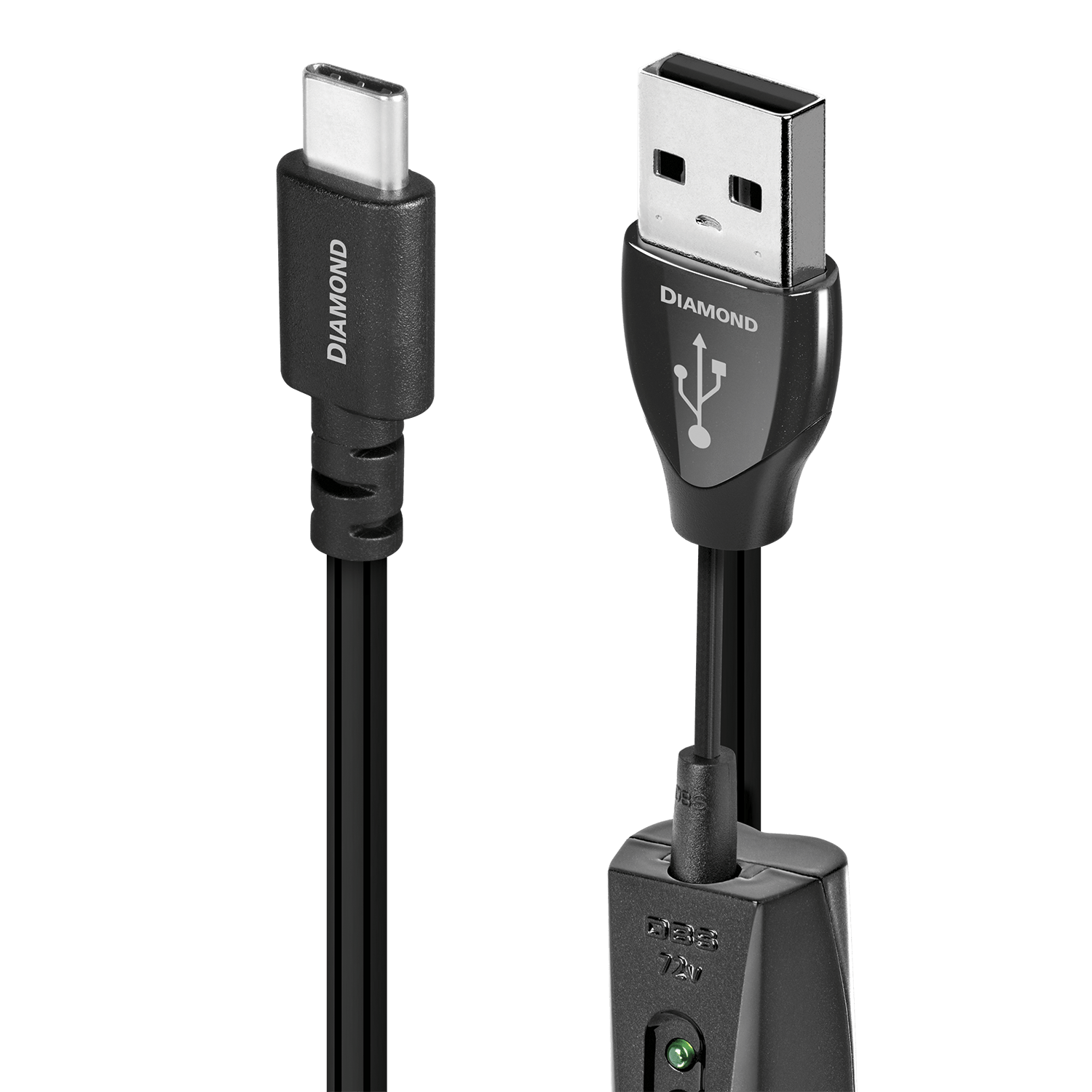 AudioQuest Diamond USB-C A cavo USB argento PSS 72V DAC