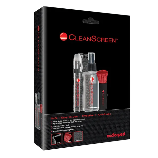 Audioquest CleanScreen kit pulizia schermi con panno